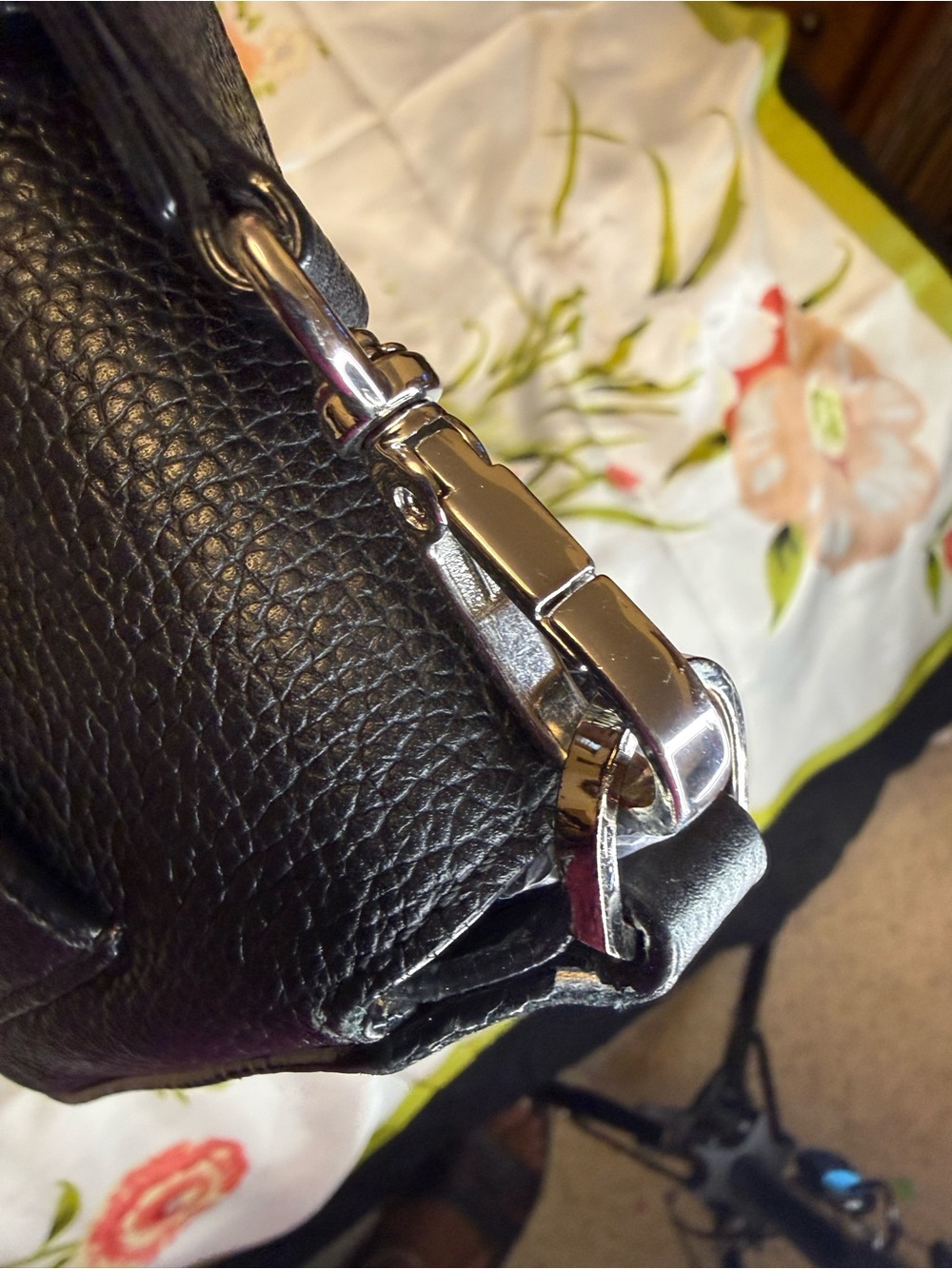 MCM Park Avenue Studded Grained Leather Crossbody Bag – Black - Picture 15 of 15